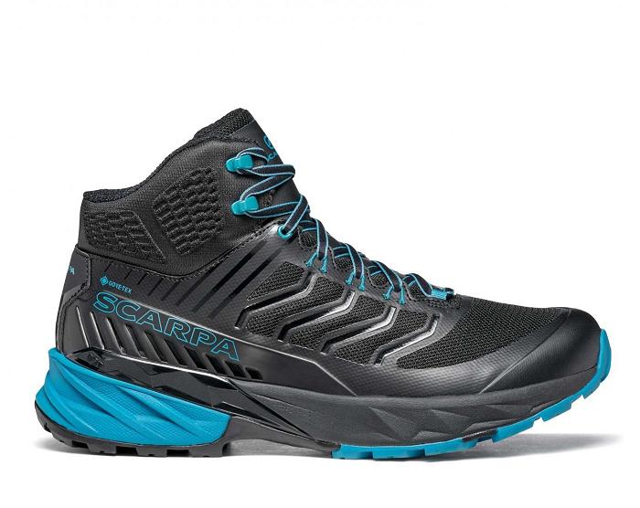 Scarpa Rush Mid Gtx Férfi Túrabakancs Fekete Kék BE8490762